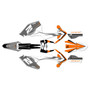 ktm 150xcw graphics kit 2017-2019 bold series orange