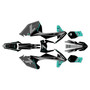 ktm 300xcw graphics kit 2017-2019 bolt series teal