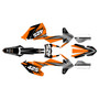 ktm 300xcw graphics kit 2017-2019 screech series orange
