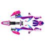 ktm 125xcw graphics kit 2017-2019 split series magenta-cyan