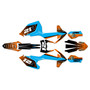 ktm 250xcw graphics kit 2017-2019 shark series orange-cyan