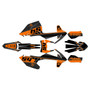 ktm 300xcw graphics kit 2017-2019 split series orange