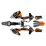 ktm 500excf graphics kit 2017-2019 crew series orange