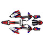 ktm 250excf graphics kit 2017-2019 rugged series red-blue