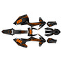 ktm 250excf graphics kit 2017-2019 rugged series orange-shift