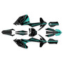 ktm 150sx graphics kit 2016-2018 crew series teal-shift