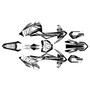 ktm 250sx graphics kit 2017-2018 rugged series white