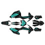 ktm 350sxf graphics kit 2016-2018 rugged series teal-shift