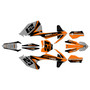 ktm 250xcf graphics kit 2016-2018 crew series orange