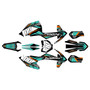 ktm 250xc graphics kit 2017-2018 rugged series teal