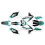 ktm 450sxf graphics kit 2016-2018 shark series teal