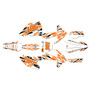 ktm 250sxf graphics kit 2016-2018 twitch series orange-shift