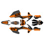 ktm 250xcf graphics kit 2016-2018 split series orange