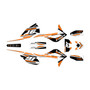 kayo kt250 graphics kit 2021-2026 coil series orange