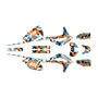 kayo kt250 graphics kit 2021-2026 invasion series cyan