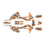 kayo kt250 graphics kit 2021-2026 invasion series orange