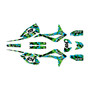 kayo kt250 graphics kit 2021-2026 invasion series green