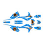kayo kt250 graphics kit 2021-2026 predator series cyan