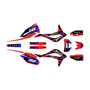 kayo kt250 graphics kit 2021-2026 warrior series red