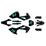 husqvarna fs450 graphics kit 2016-2018 base series teal-shift