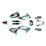 husqvarna fs450 graphics kit 2016-2018 fresh series teal