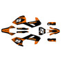 husqvarna fs450 graphics kit 2016-2018 night series orange