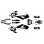 husqvarna fs450 graphics kit 2016-2018 night series white