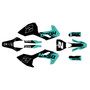 husqvarna fs450 graphics kit 2016-2018 splinter series teal