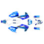 husqvarna fs450 graphics kit 2016-2018 split series blue