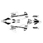 husqvarna fs450 graphics kit 2016-2018 toulouse series white