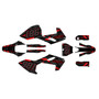 husqvarna fs450 graphics kit 2016-2018 twitch series red