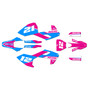 husqvarna fs450 graphics kit 2016-2018 vendetta series magenta