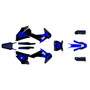husqvarna fs450 graphics kit 2019-2022 ace series blue-shift