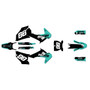 husqvarna fs450 graphics kit 2019-2022 base series teal