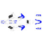 husqvarna fs450 graphics kit 2019-2022 base series blue-shift