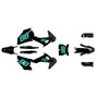 husqvarna fs450 graphics kit 2019-2022 base series teal-shift