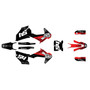 husqvarna fs450 graphics kit 2019-2022 fatality series red