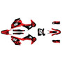 husqvarna fs450 graphics kit 2019-2022 night series red