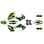 husqvarna fs450 graphics kit 2019-2022 night series green