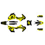 husqvarna fs450 graphics kit 2019-2022 razor series yellow