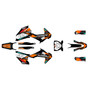 husqvarna fs450 graphics kit 2019-2022 rugged series orange
