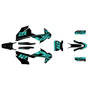 husqvarna fs450 graphics kit 2019-2022 serenity series teal