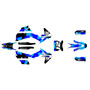 husqvarna fs450 graphics kit 2019-2022 shades series blue