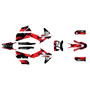 husqvarna fs450 graphics kit 2019-2022 shades series red
