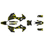husqvarna fs450 graphics kit 2019-2022 twitch series yellow