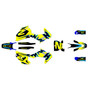 husqvarna fs450 graphics kit 2019-2022 vision series yellow