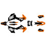husqvarna tc250 graphics kit 2019-2022 base series orange