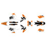 husqvarna tx300 graphics kit 2019-2022 ace series orange
