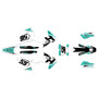 husqvarna tx300 graphics kit 2019-2022 ace series teal