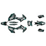 husqvarna fx350 graphics kit 2019-2022 core series teal